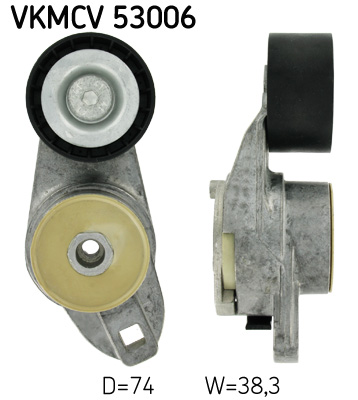 SKF Feszítőkar, hosszbordásszíj VKMCV53006_SKF